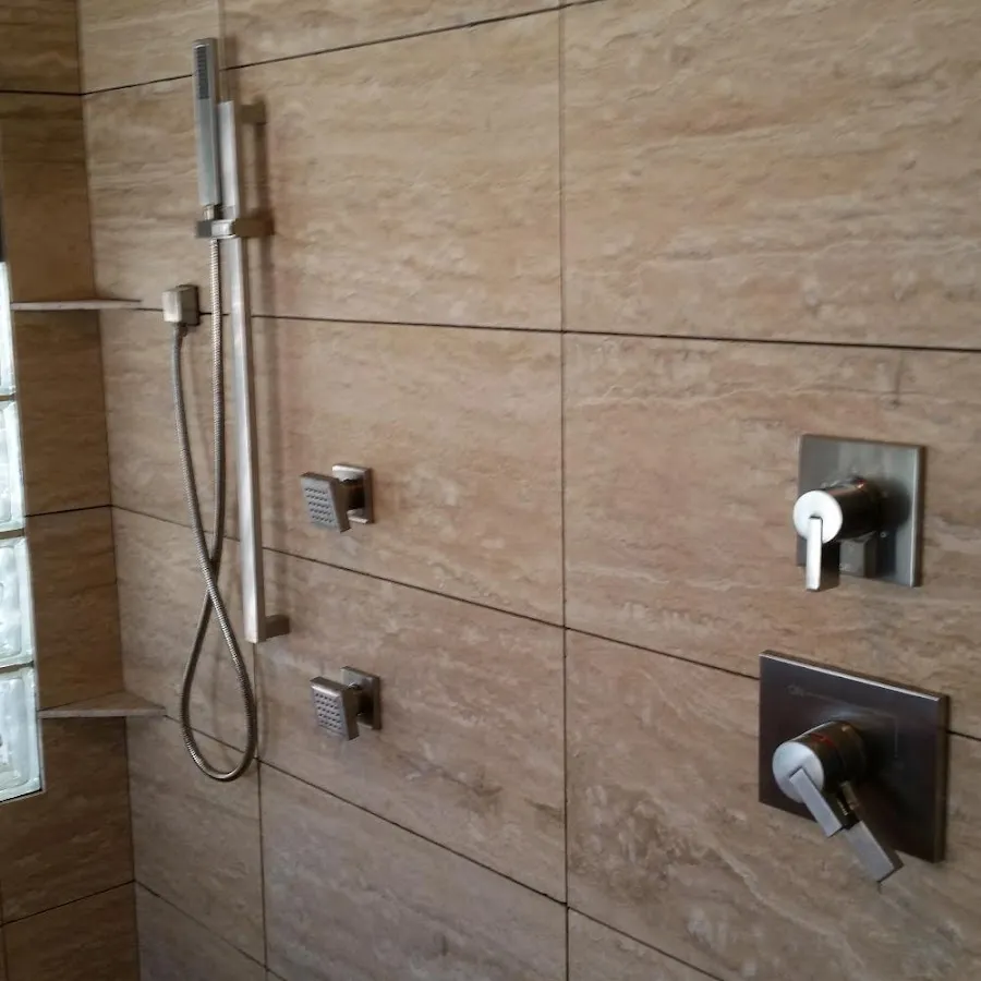 Shower fixture installation for Water Heater Installation in Ennis